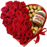 Сердце с розами, Ферреро и Nutella «Формула настроения»